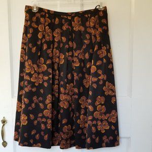 Barney's New York Silk & Wool Pleated Skirt